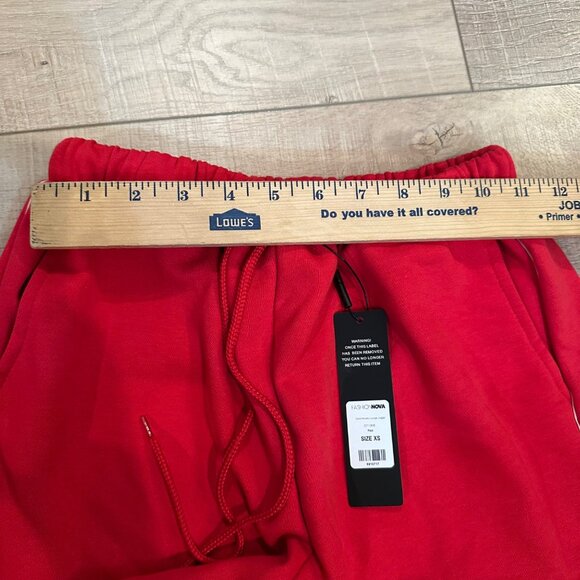 FASHION NOVA WOMENS RED XS JOGGER PANTS NEW - Picture 6 of 11